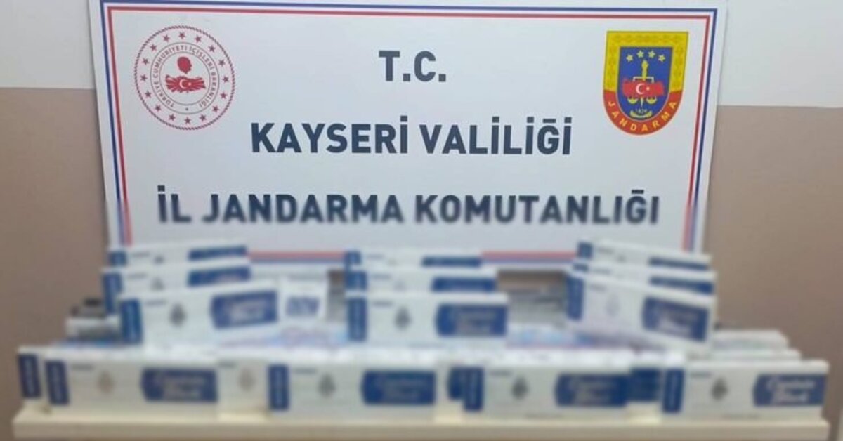 Kayseri'de 140 karton bandrolsüz kaçak sigara ele geçirildi – Güncel haberler