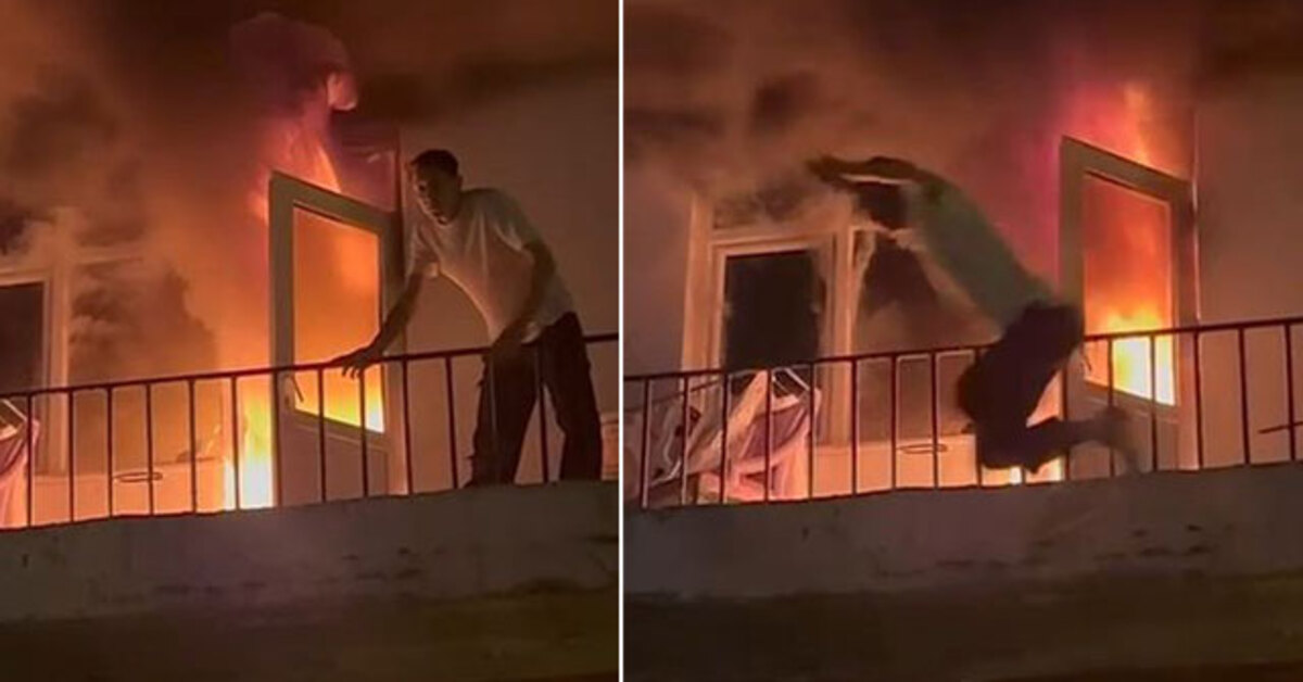 Kocaeli haberleri: Alevler büyüyünce balkondan atladı | SON DAKİKA HABERLERİ | Son dakika haberleri