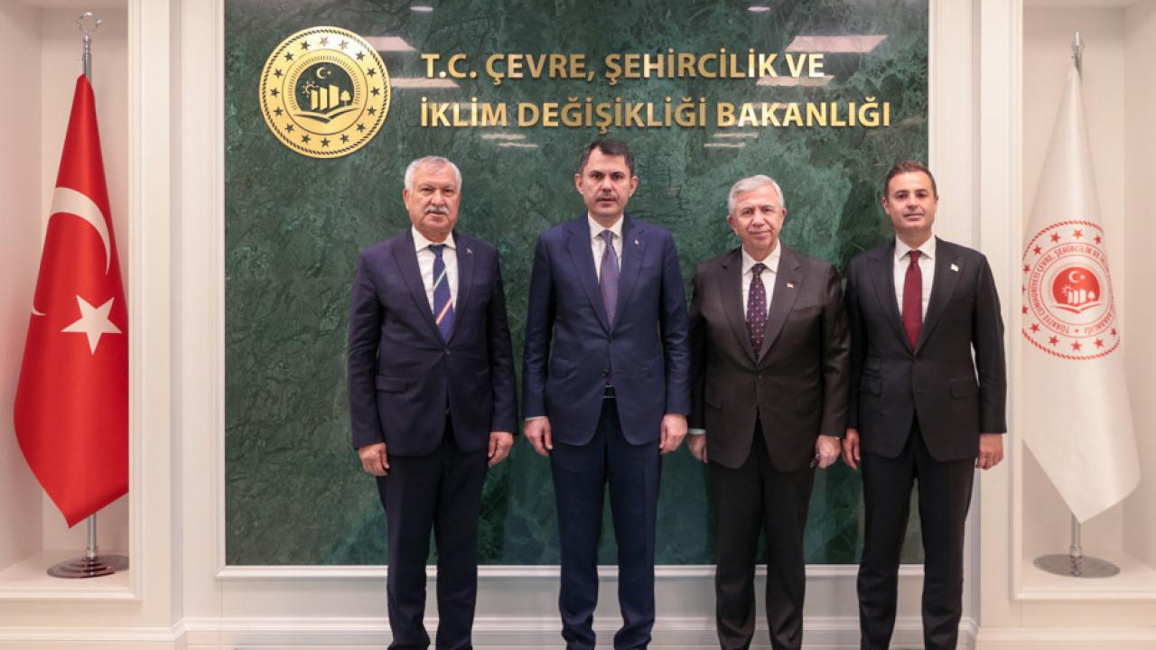 Mansur Yavaş, Zeydan Karalar ve Ahmet Akın’dan Bakan Kurum’a ziyaret! İlk açıklama geldi