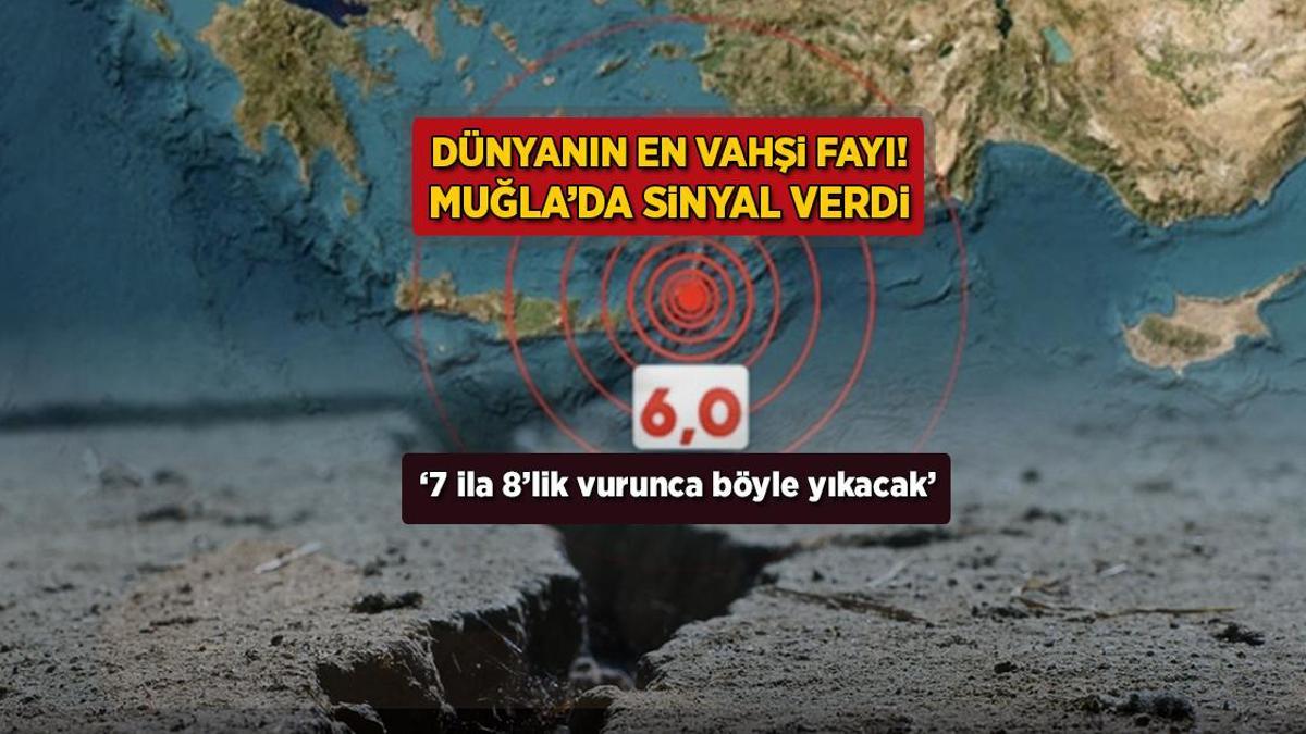 Muğla’da sinyal verdi! Dünyanın en vahşi faylarından…