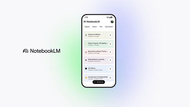 NotebookLM yapay zeka uygulamasının mobil sürümü çıktı