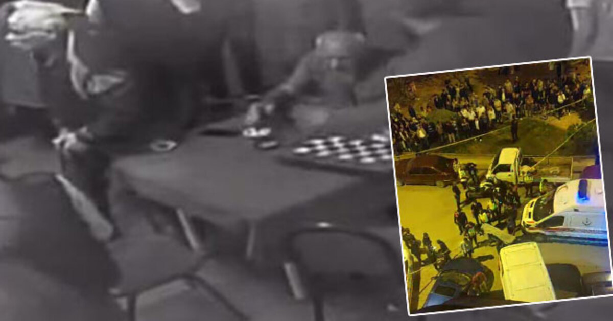 O anlar kamerada… Cinayete sırtını döndü çayını yudumladı! | Son dakika haberleri