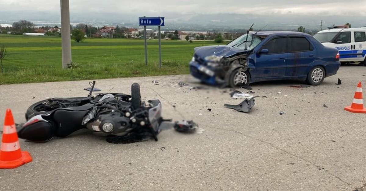 Otomobille motosiklet çarpıştı: 2’si ağır 6 yaralı – Güncel haberler