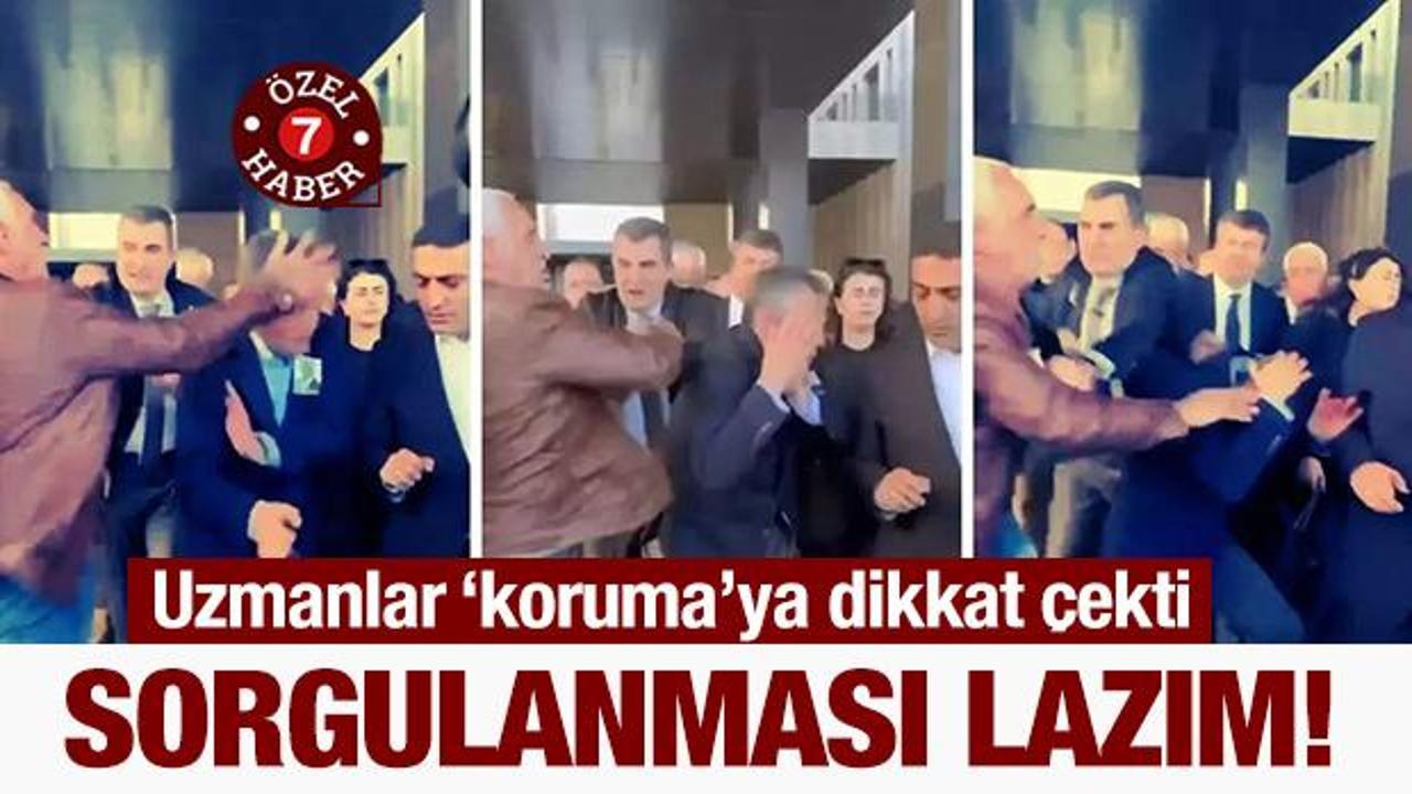 Özgür Özel’e saldırıda uzmanlar ‘koruma’ya dikkat çekti: ‘Sorgulanması lazım!’