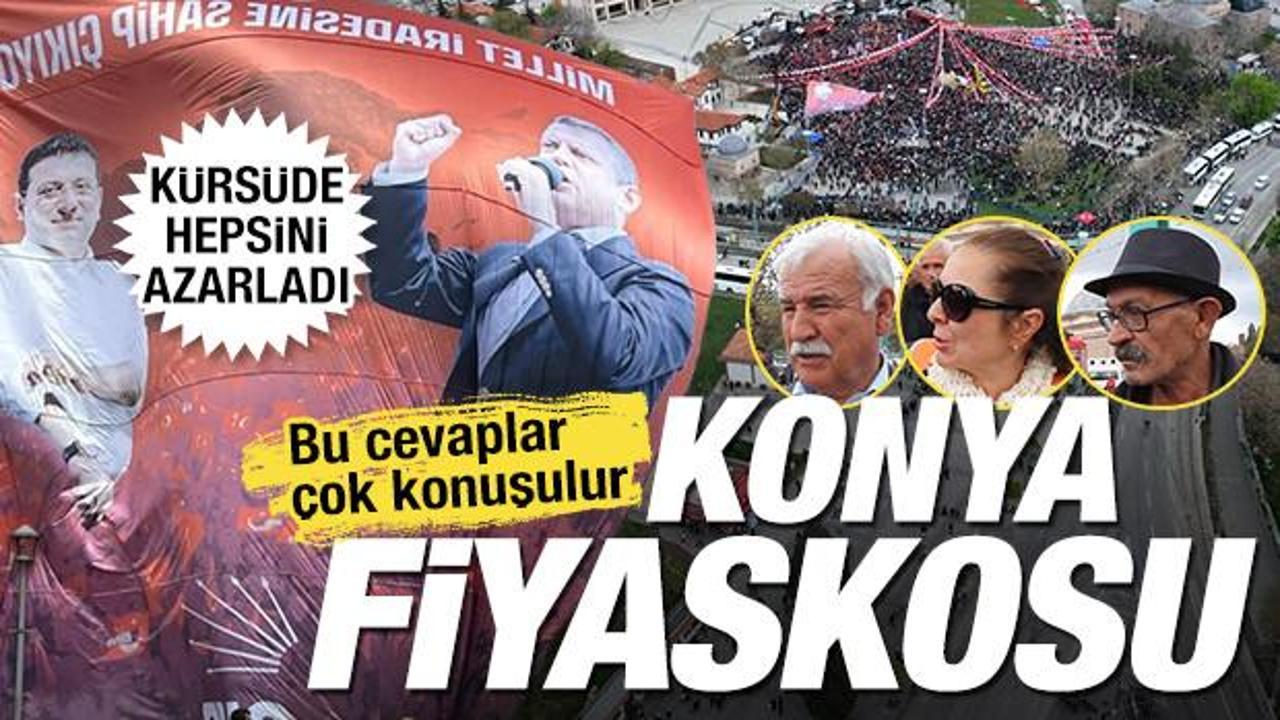 Özgür Özel’in Konya fiyaskosu! Meydan boş kaldı, gelen de farklı şehirden taşındı