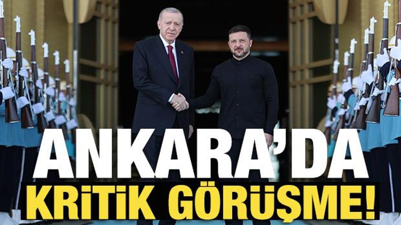 Son Dakika: Erdoğan, Ukrayna Devlet Başkanı Zelenskiy ile bir araya geldi