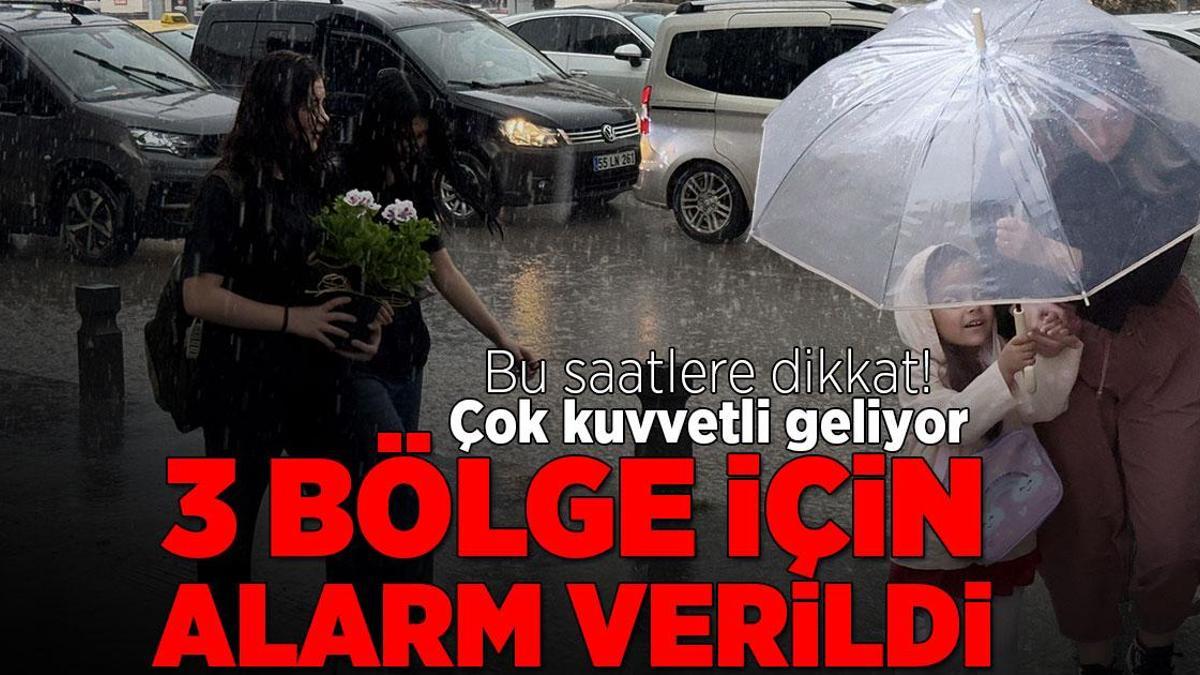 SON DAKİKA HABERİ: Hava nasıl olacak? 3 Bölge dikkat