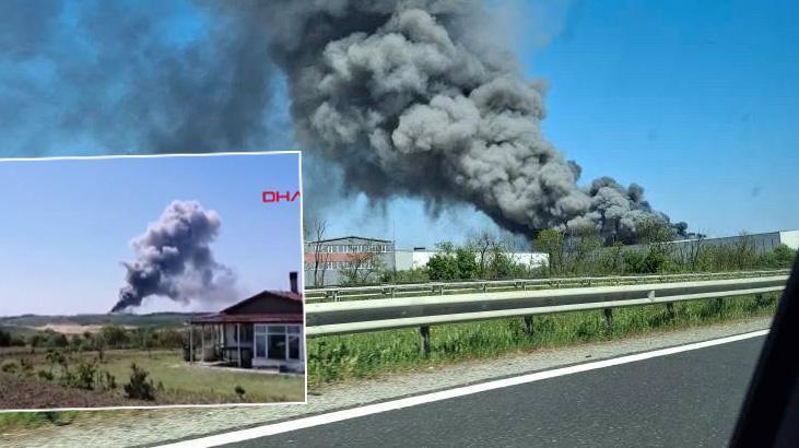 SON DAKİKA YANGIN HABERLERİ: Tekirdağ’da fabrika yangını! İşte son durum