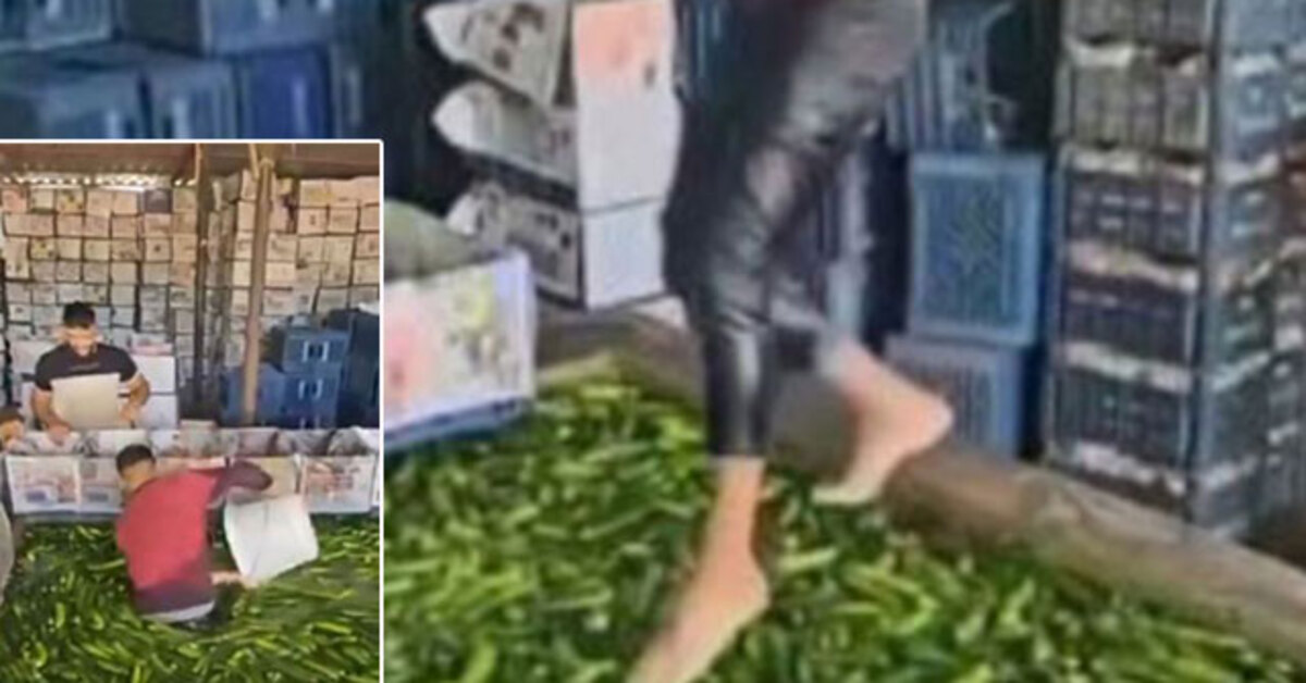 Sosyal medyada tepki çekmişti! Ayaklarıyla salata yıkamıştı | SON DAKİKA HABERLERİ | Son dakika haberleri