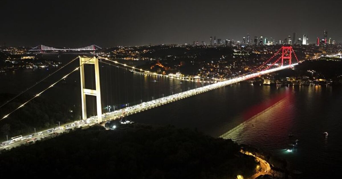 Türk Boğazlarında köprüler "sarı-kırmızı" | Son dakika haberleri