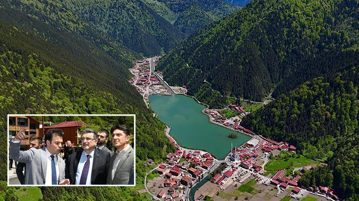 Uzungöl’de yoğun trafiğe otopark ve ring sistemi uygulaması