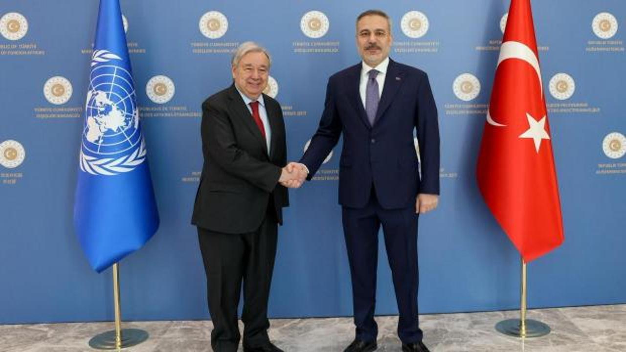 Bakan Fidan, BM Genel Sekreteri Guterres ile görüştü