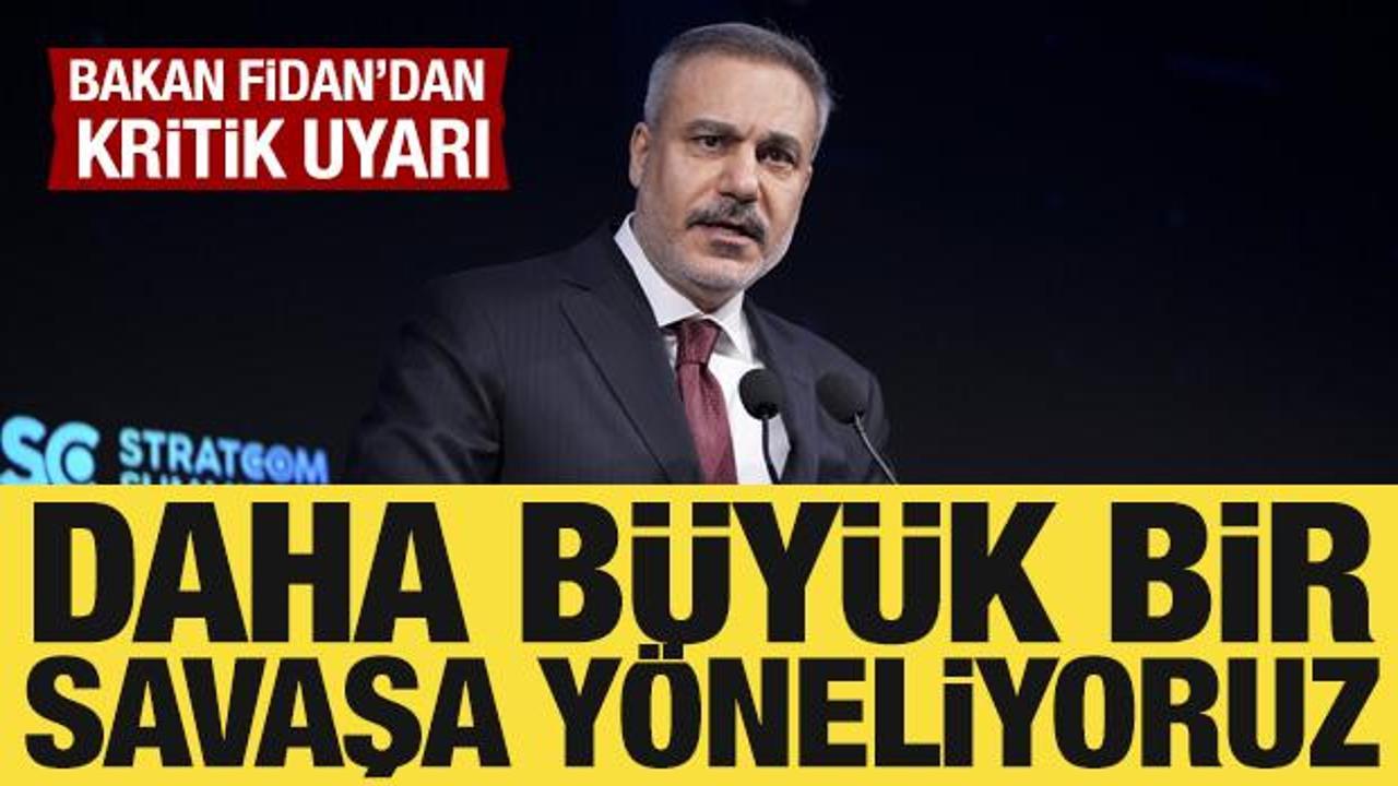 Bakan Fidan’dan bölge ülkelerine uyarı: Bu anlamsız savaşın bitmesi gerekiyor