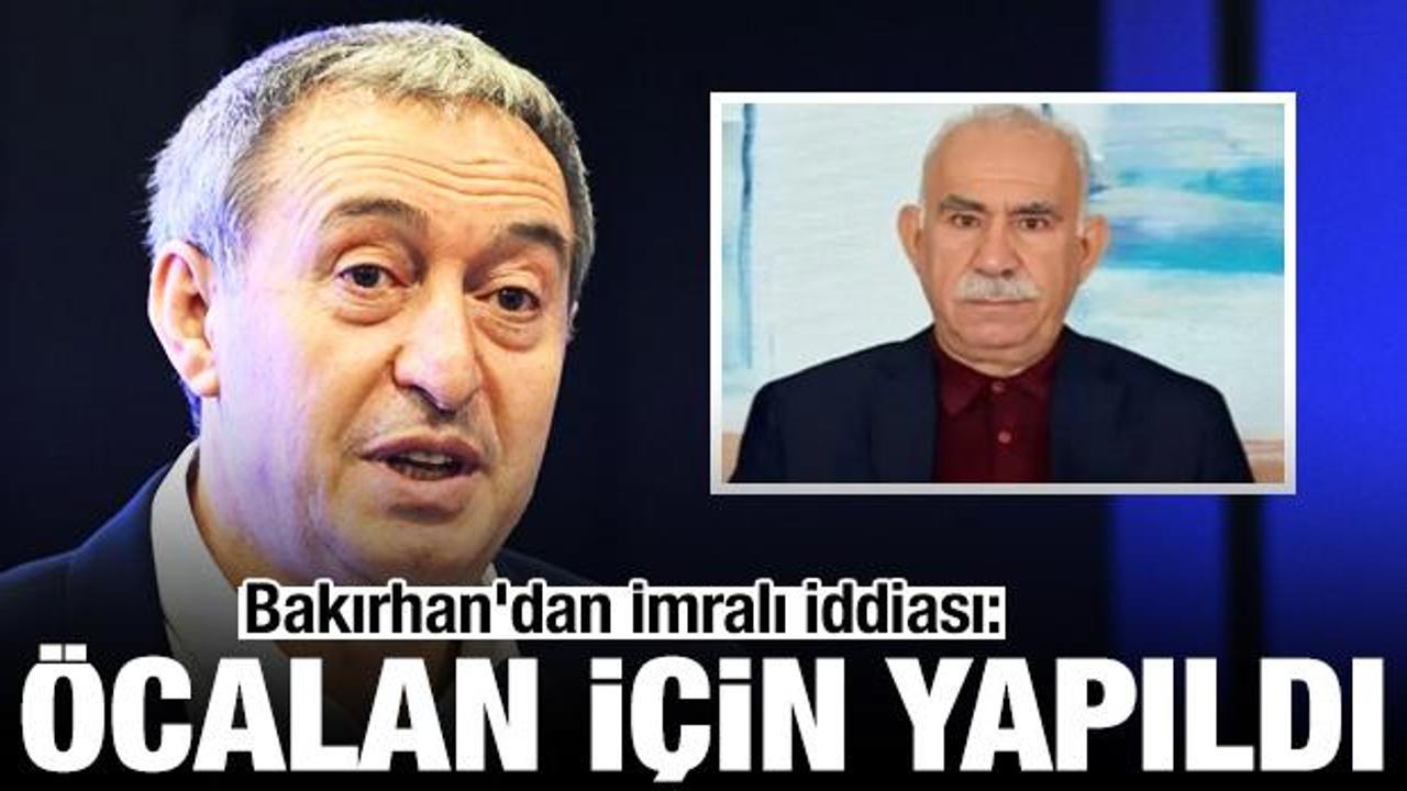 Bakırhan’dan İmralı iddiası: Öcalan için yeni yerleşke inşa edildi