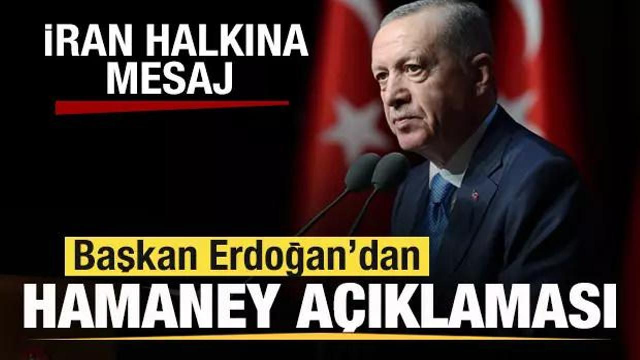 Başkan Erdoğan’dan son dakika Hamaney açıklaması