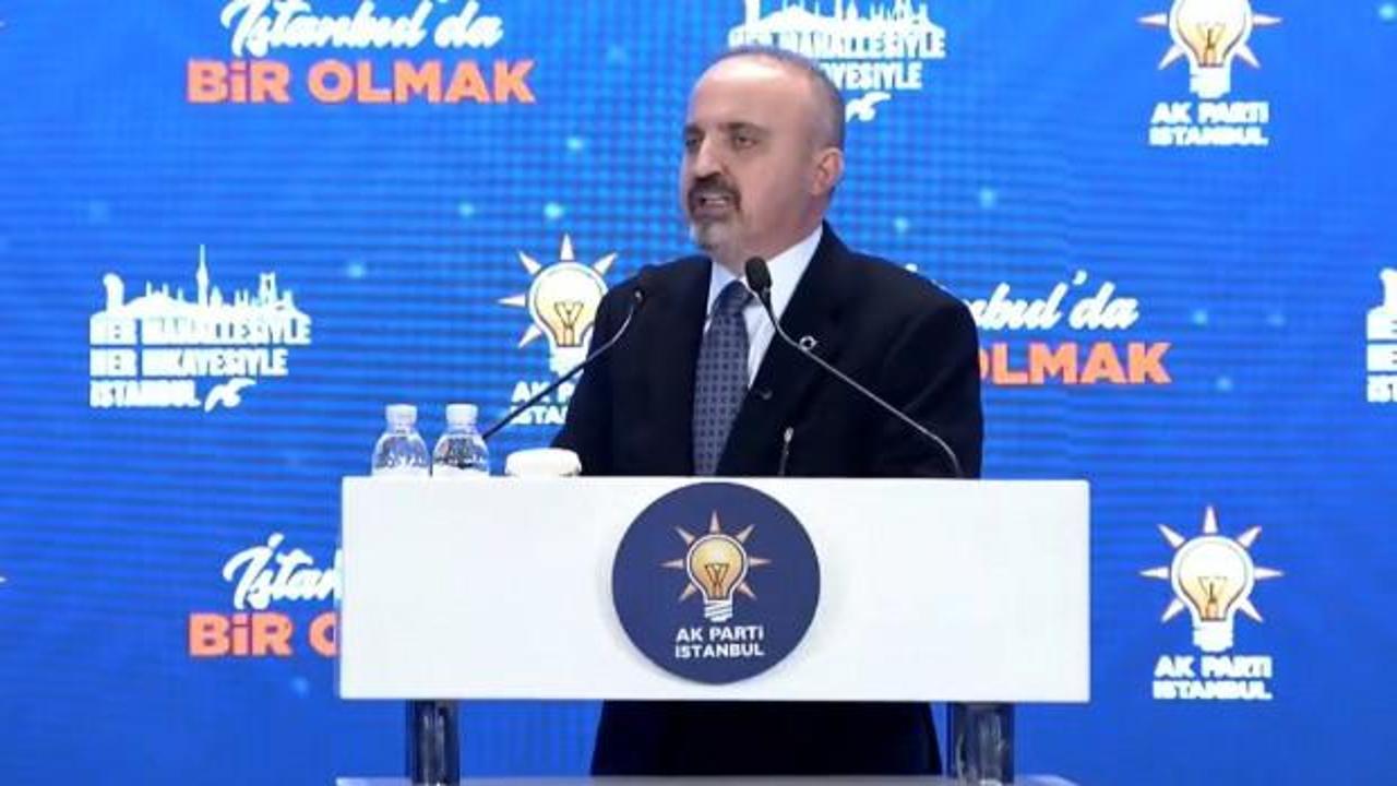 Bülent Turan’dan salonu ayağa kaldıran sözler: Bir adamın nefsi için Erdoğan’ı yormayalım