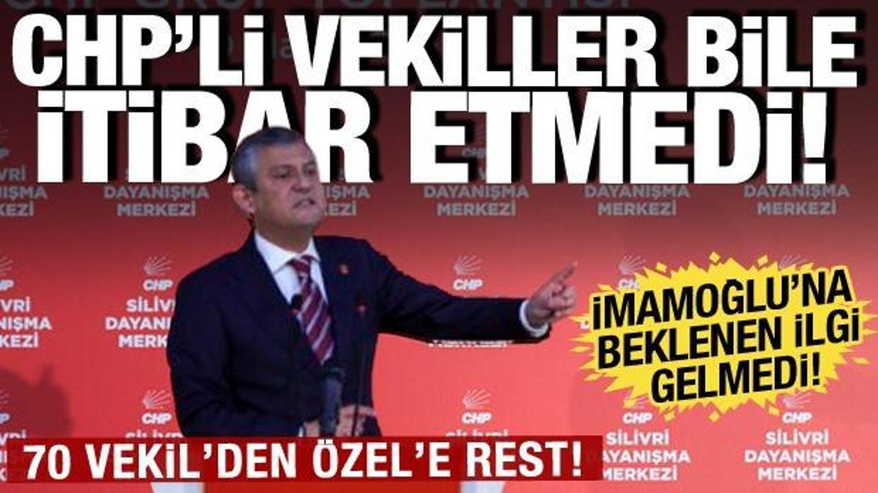 CHP’li vekiller Özel’in mesajını hiçe saydı! 70 vekil Silivri’ye destek için gitmedi