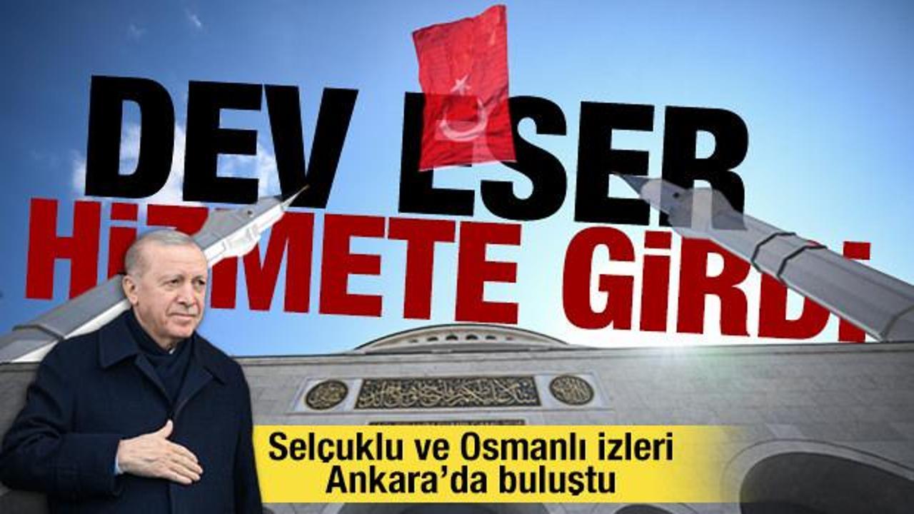 Cumhurbaşkanı Erdoğan Ankara’da Hacı İbrahim Demir Camii’ni hizmete açtı