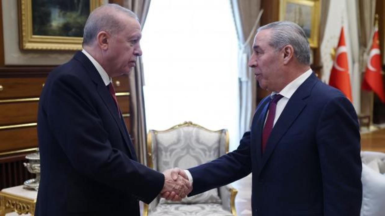 Cumhurbaşkanı Erdoğan, Filistin Devlet Başkan Yardımcısı Hüseyin eş-Şeyh’i kabul etti