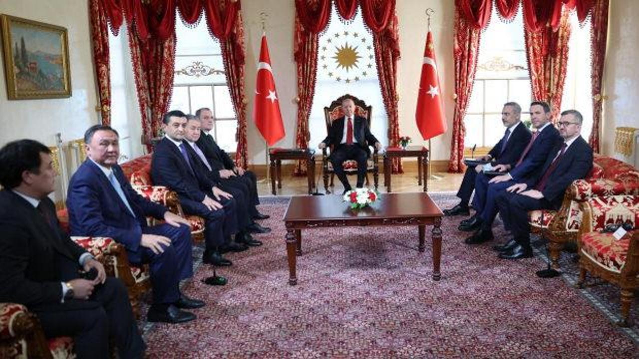 Cumhurbaşkanı Erdoğan, Türk Devletleri Teşkilatı heyetini kabul etti