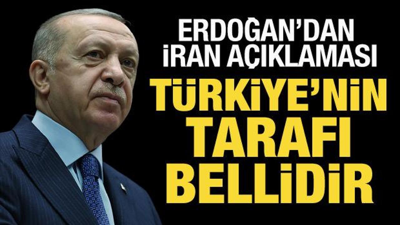 Cumhurbaşkanı Erdoğan: Türkiye’nin tarafı bellidir!