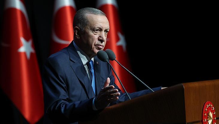 Cumhurbaşkanı Erdoğan'dan şehit ailesine başsağlığı mesajı