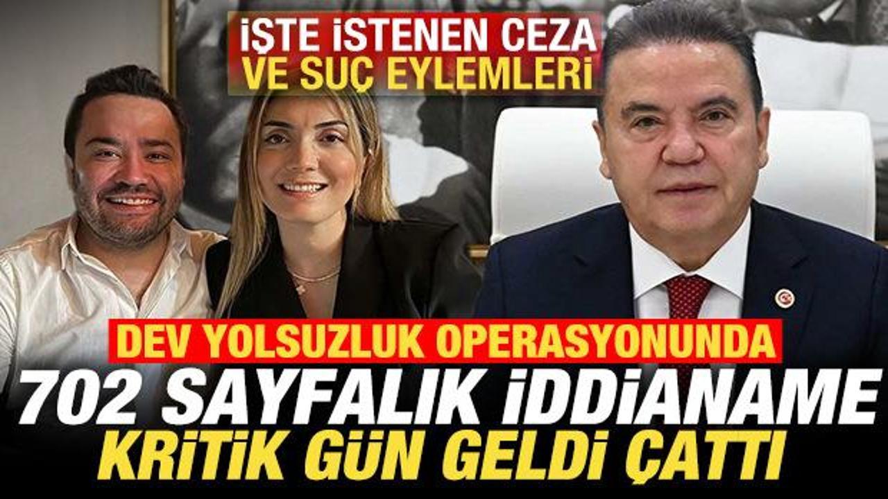 Dev yolsuzluk operasyonunda 702 sayfalık iddianame! İşte Böcek ve ailesinin suç eylemleri