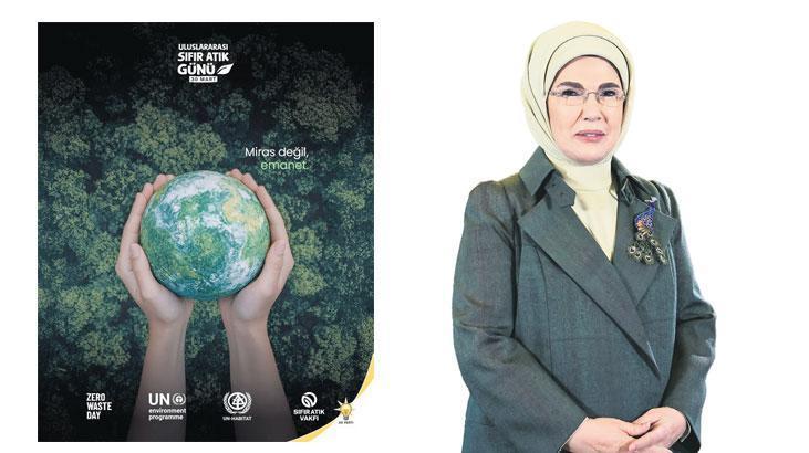 Emine Erdoğan’dan Uluslararası Sıfır Atık Günü mesajı! ‘İsrafın önüne geçebiliriz’
