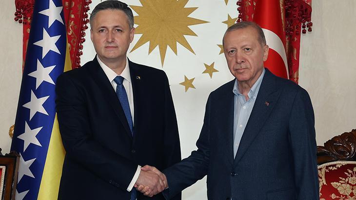Erdoğan, Becirovic ile görüştü: Bosna Hersek'in huzurunun bozulmasına müsaade edilmemeli