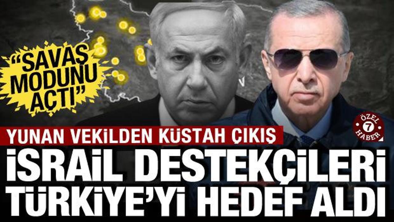 Eski Yunan vekil ‘İsrail savaş modunu açtı’ diyerek Türkiye’yi hedef aldı!