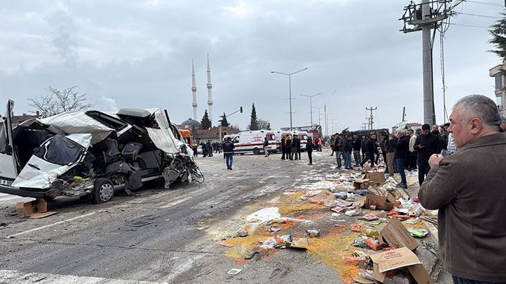 Freni patlayan kamyon ortaklığı savaş alanınan çevirdi