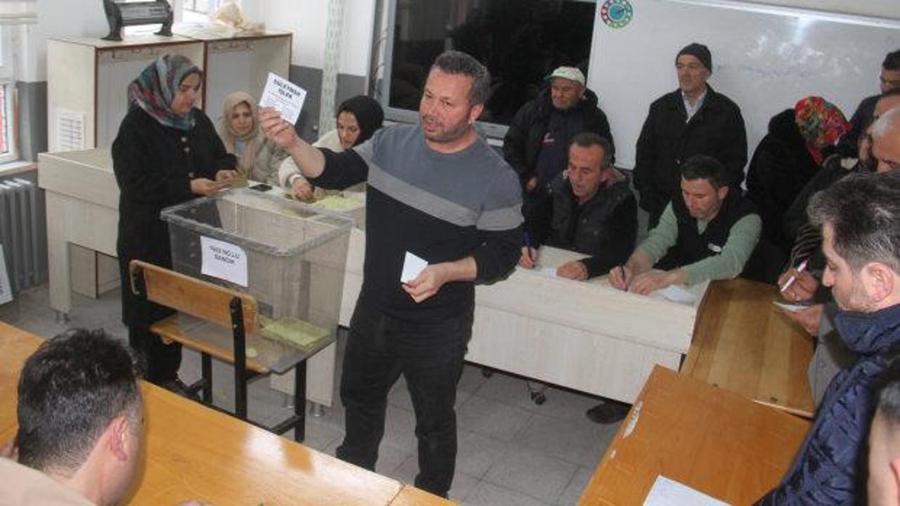 Konya’da yeni kurulan mahallede seçim heyecanı