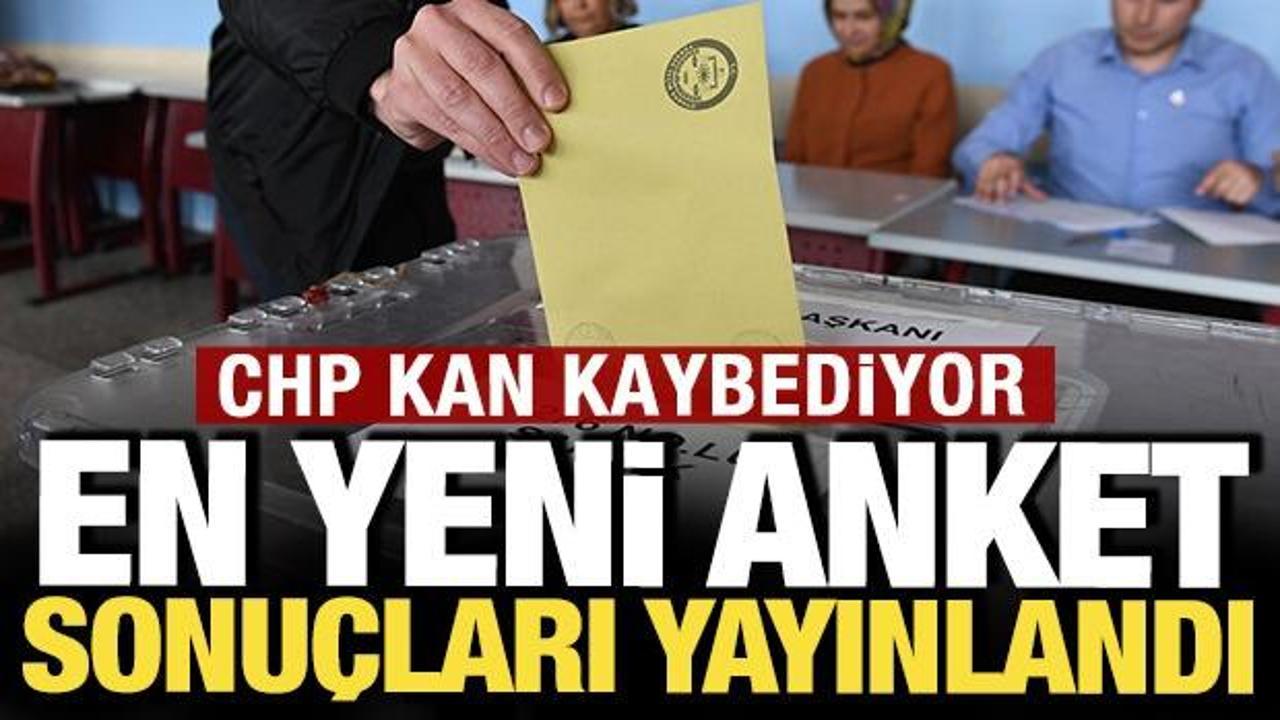 Son anket sonuçları yayınlandı: CHP’de kayıp var