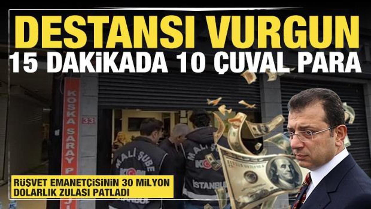 Suç gelirleri emanetçisine destansı vurgun: 15 dakikada 10 çuval para çaldılar
