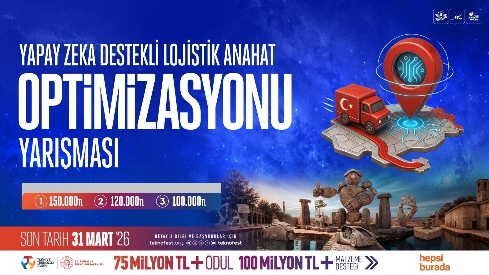 TEKNOFEST’te lojistikte verimlilik için yenilikçi çözümler yarışacak