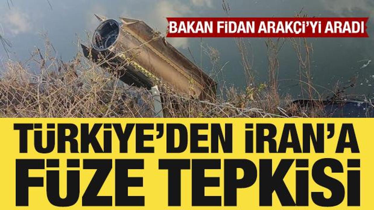 Türkiye’den İran’a füze tepkisi: Bakan Fidan, Arakçi’yi aradı