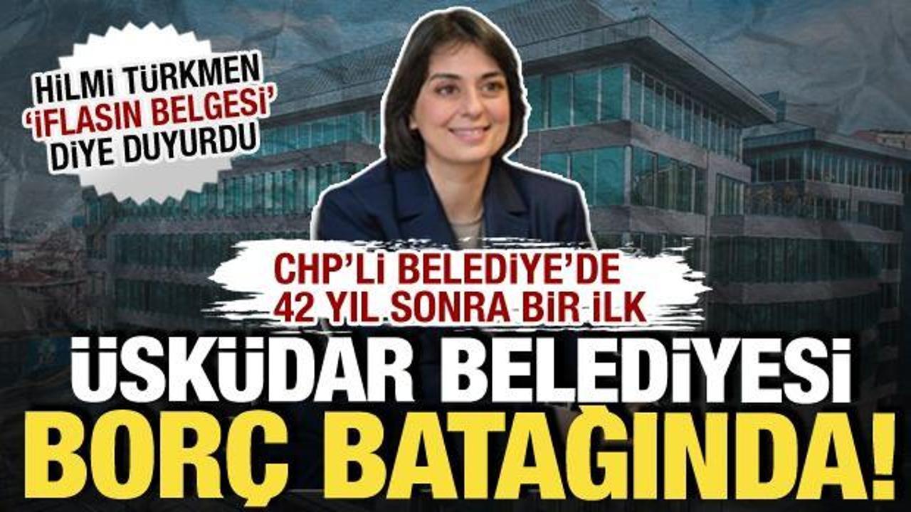 Üsküdar Belediyesi’nde bir ilk! Kasa boşaldı CHP belediyesi borç aramaya başladı