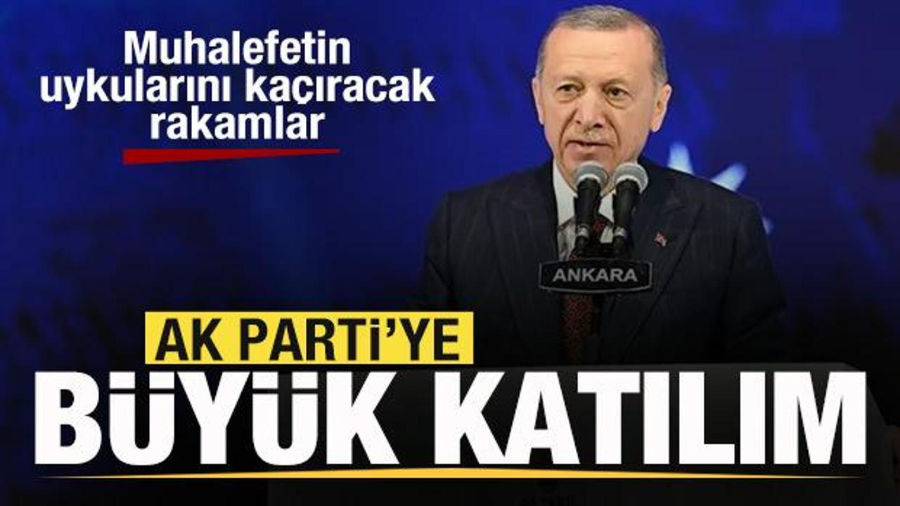 AK Parti’ye büyük katılım! Muhalefetin uykularını kaçıracak rakam