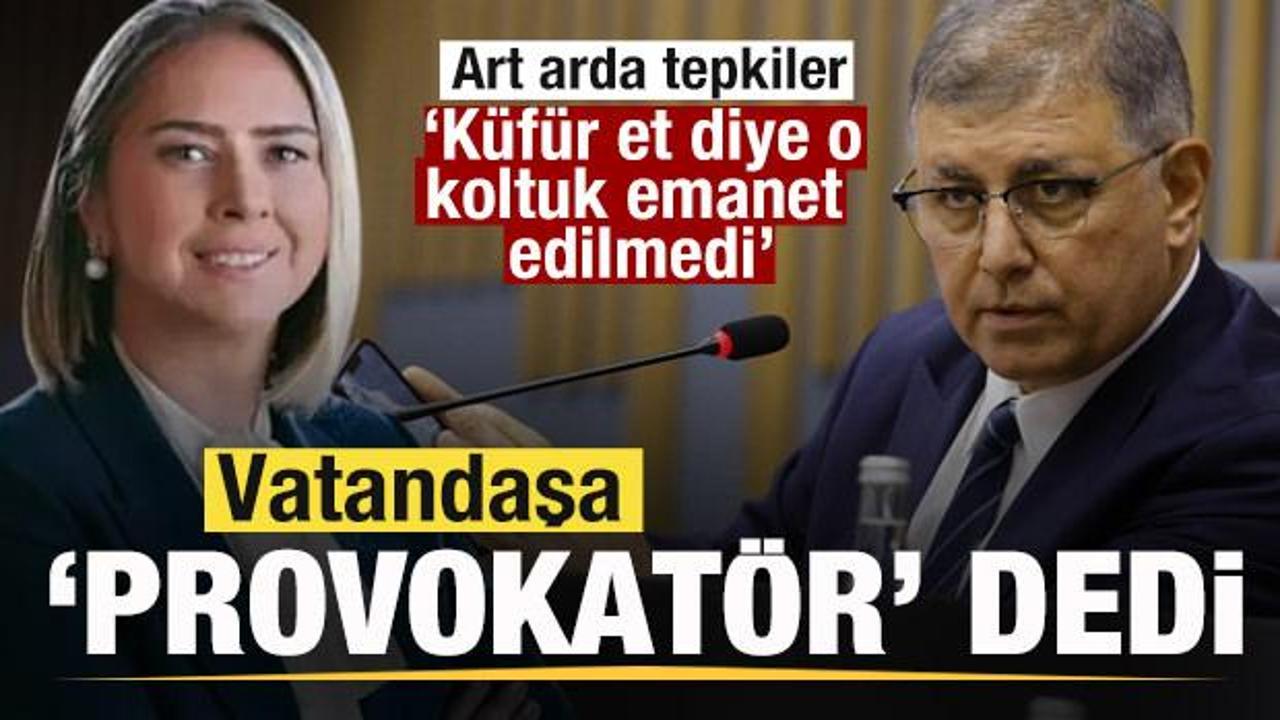 Cemil Tugay vatandaşa ‘provokatör’ dedi! Cevap gecikmedi!