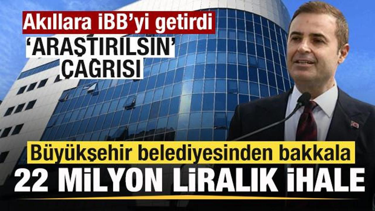CHP’li Balıkesir Büyükşehir Belediyesi’nden bakkala 22 milyon liralık ihale!