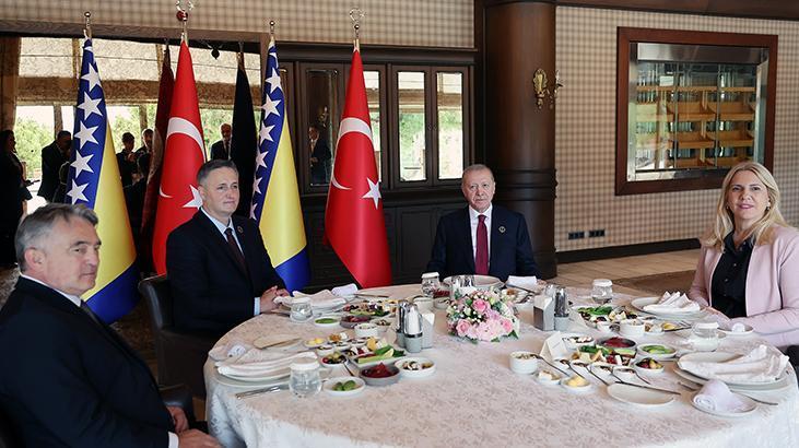 Cumhurbaşkanı Erdoğan, Bosna Hersek heyeti ile görüştü