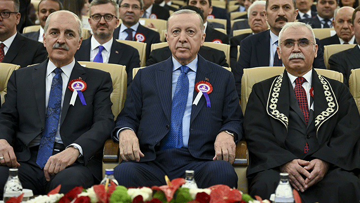 Cumhurbaşkanı Erdoğan, 'Anayasa Mahkemesi 64. Kuruluş Yıl Dönümü ve Ant İçme Töreni'ne katıldı