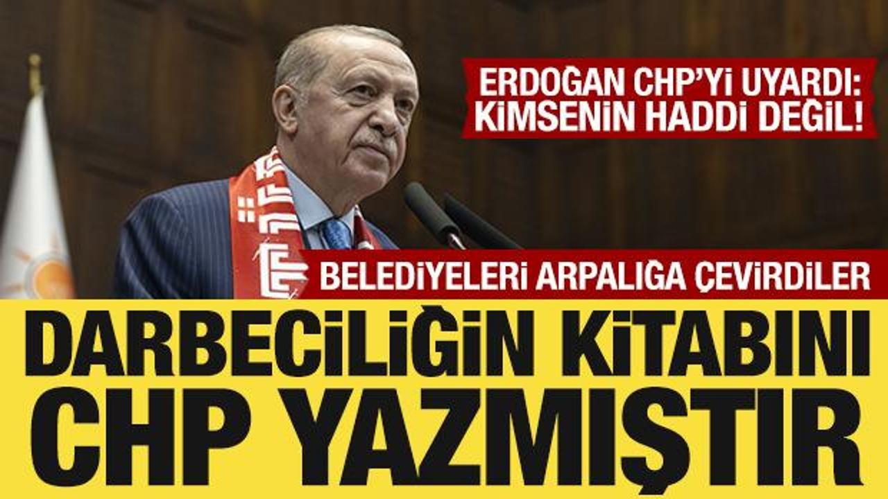 Cumhurbaşkanı Erdoğan’dan CHP’ye sert sözler!