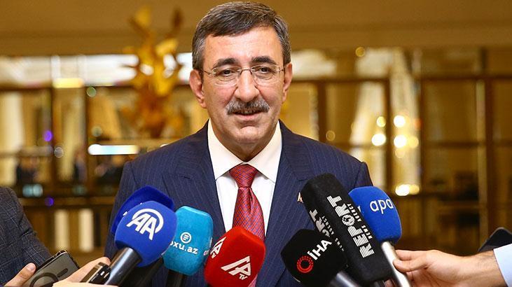 Cumhurbaşkanı Yardımcısı Yılmaz Azerbaycan'da: Milli gelirler büyüyor artıyor