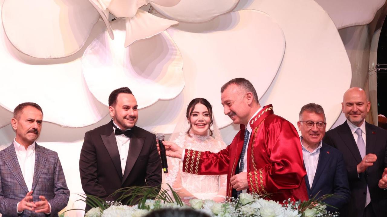 Milletvekili Veysel Tipioğlu’nun mutlu günü: Siyaset ve iş dünyası bu düğünde buluştu