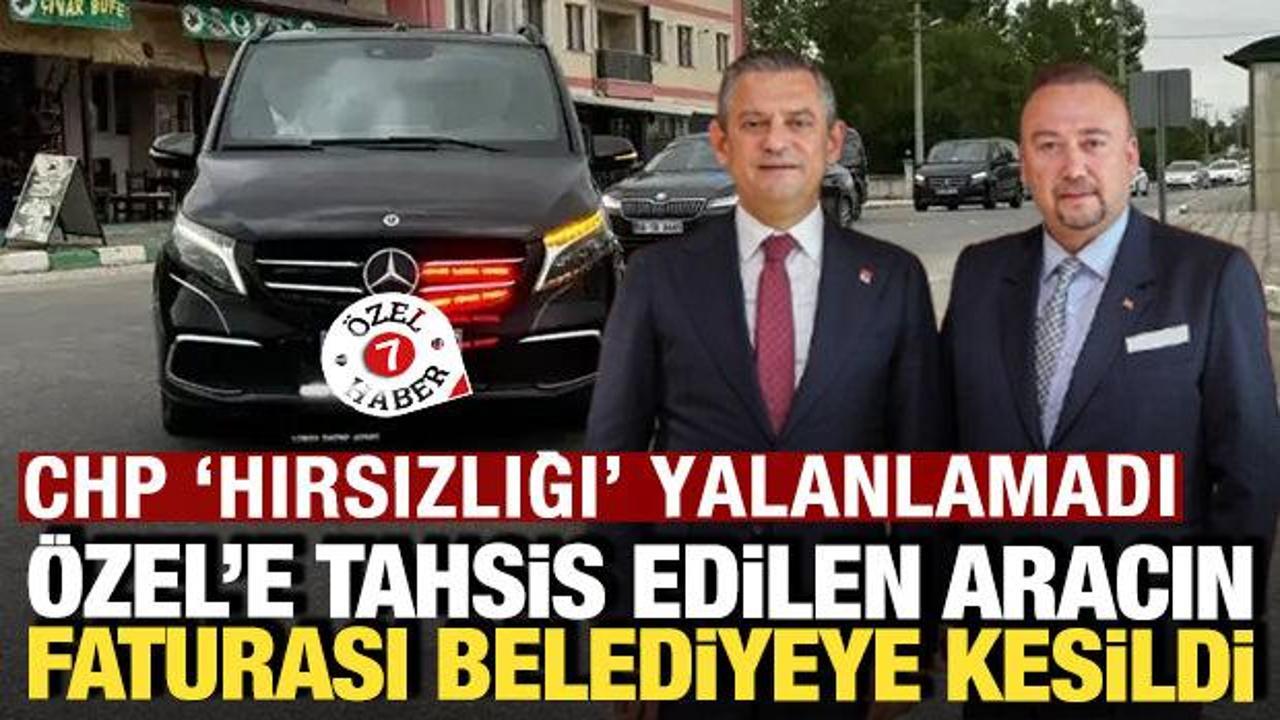 Özgür Özel’e tahsis edilen aracın faturasını belediye ödemiş: CHP ‘hırsızlığı’ yalanlamadı
