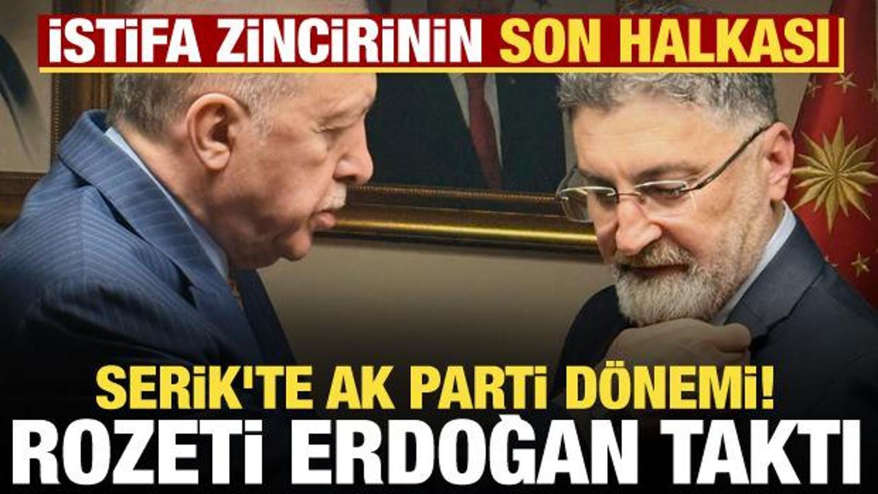 Serik’te yeni dönem! Kadir Kumbul AK Parti’ye katıldı, rozetini Erdoğan taktı