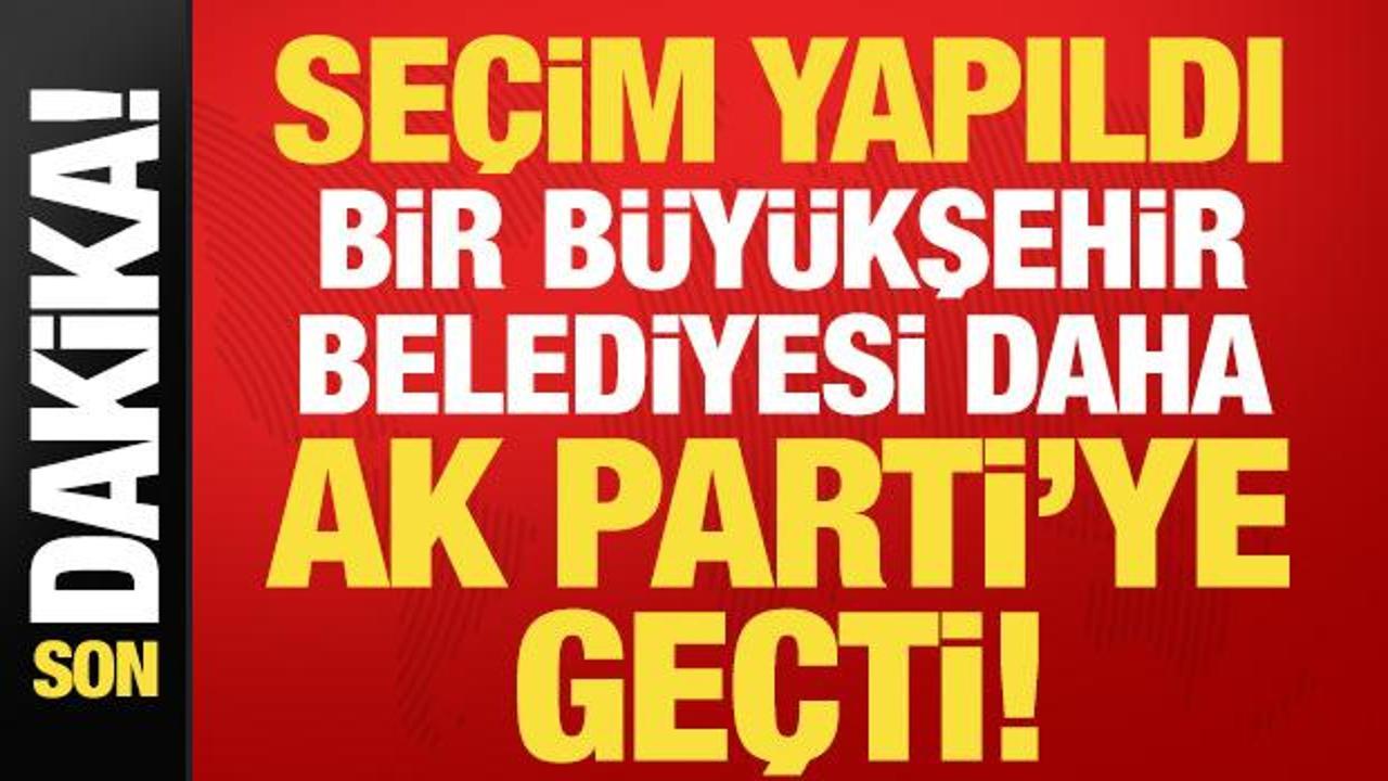 Son dakika: Seçim sonuçlandı, Bursa Büyükşehir AK Parti’ye geçti!