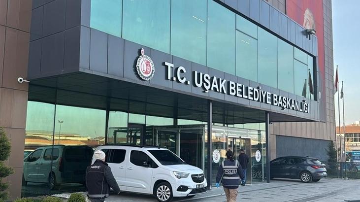 Uşak Belediyesine yönelik rüşvet soruşturması! 16 şüpheli tutuklandı
