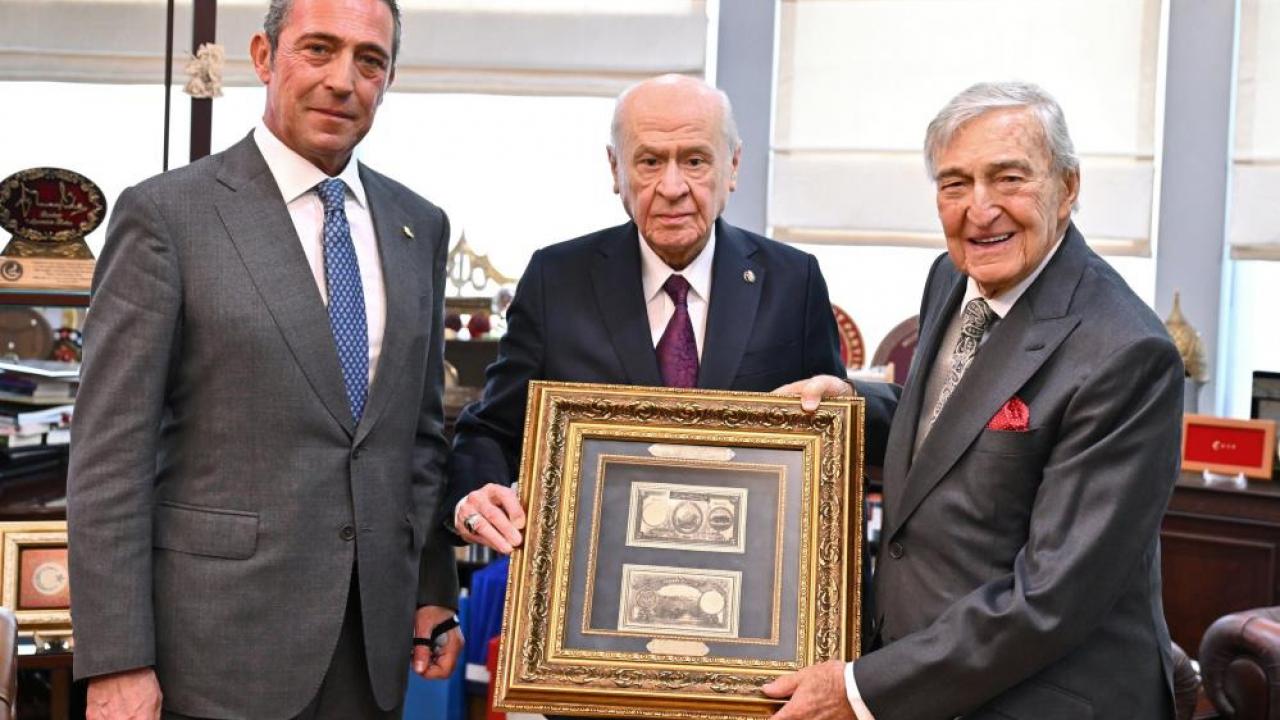 Bahçeli, Rahmi Koç ve Ali Koç’u kabul etti! 100. yıl daveti
